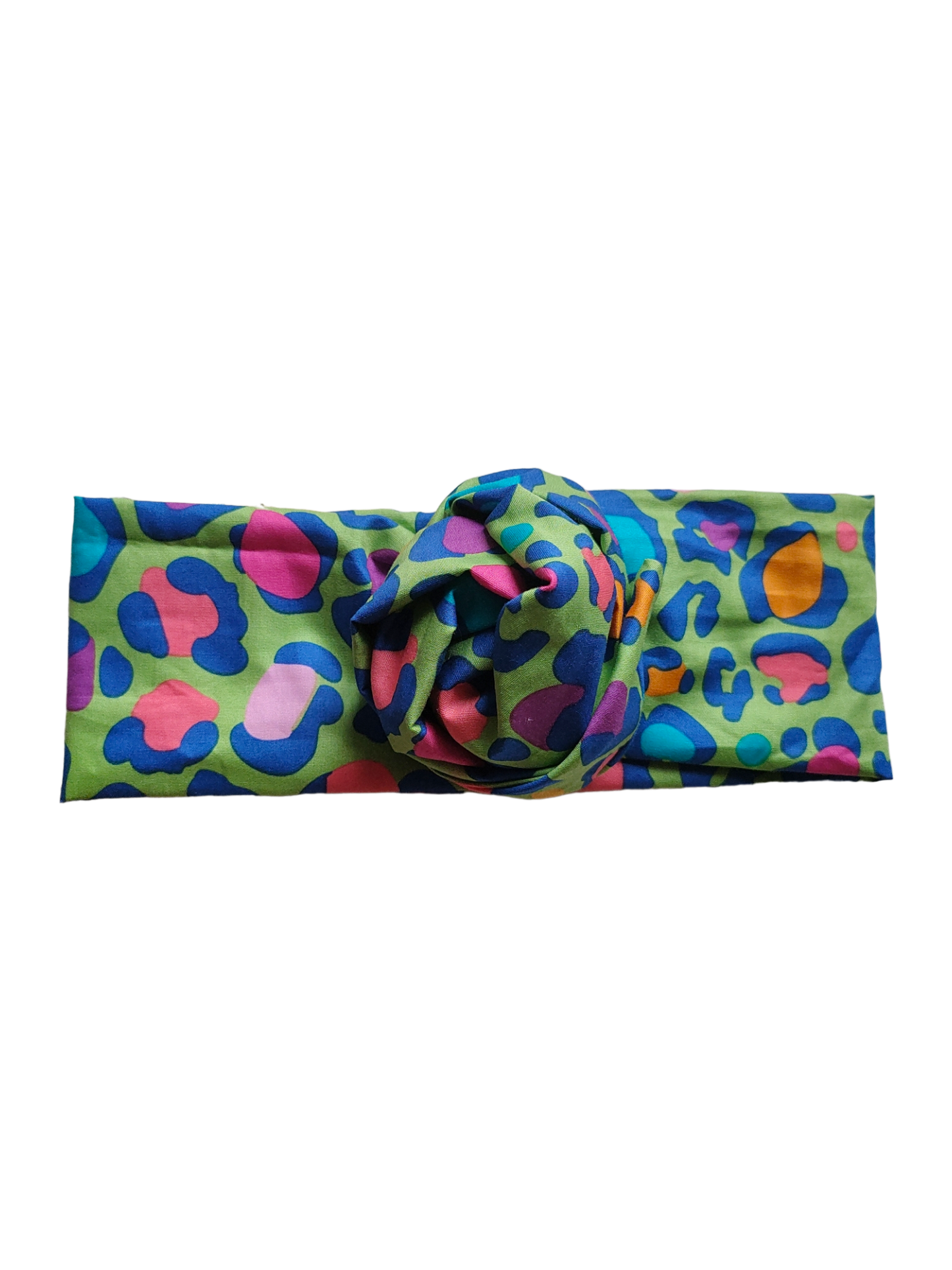 BETTY BOO BANDS™ WIRED HEADWRAP | Green Rainbow Leopard