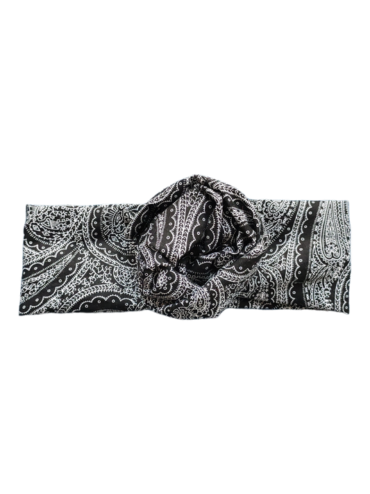 BETTY BOO BANDS™ WIRED HEADWRAP | Paisley Urban Black