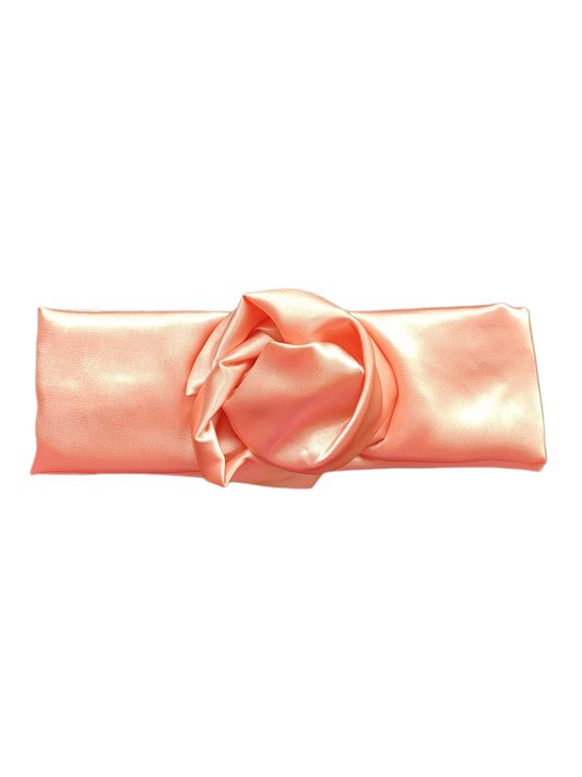 BETTY BOO BANDS™ WIRED HEADWRAP | Satin Coral Pink
