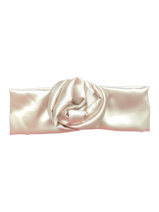 BETTY BOO BANDS™ WIRED HEADWRAP | Satin Champagne