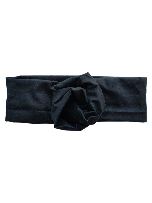 BETTY BOO BANDS™ WIRED HEADWRAP | Cotton Black