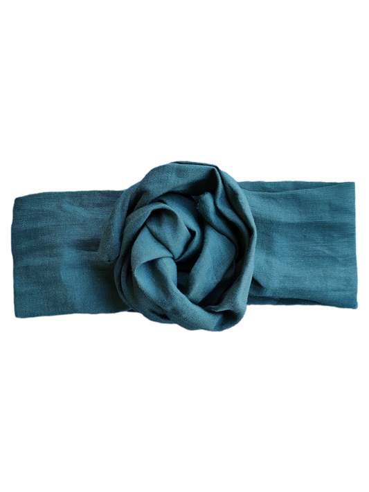 BETTY BOO BANDS™ WIRED HEADWRAP | Linen Teal