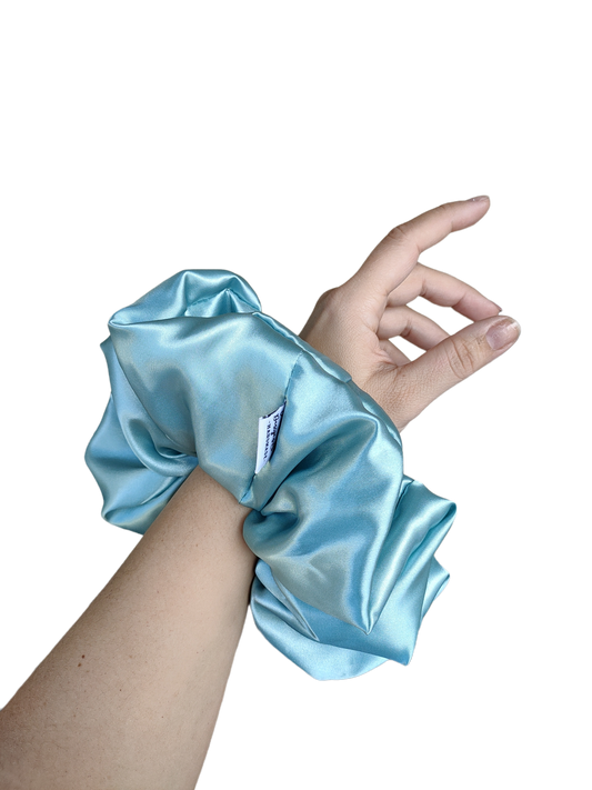 XXL Satin Baby Blue