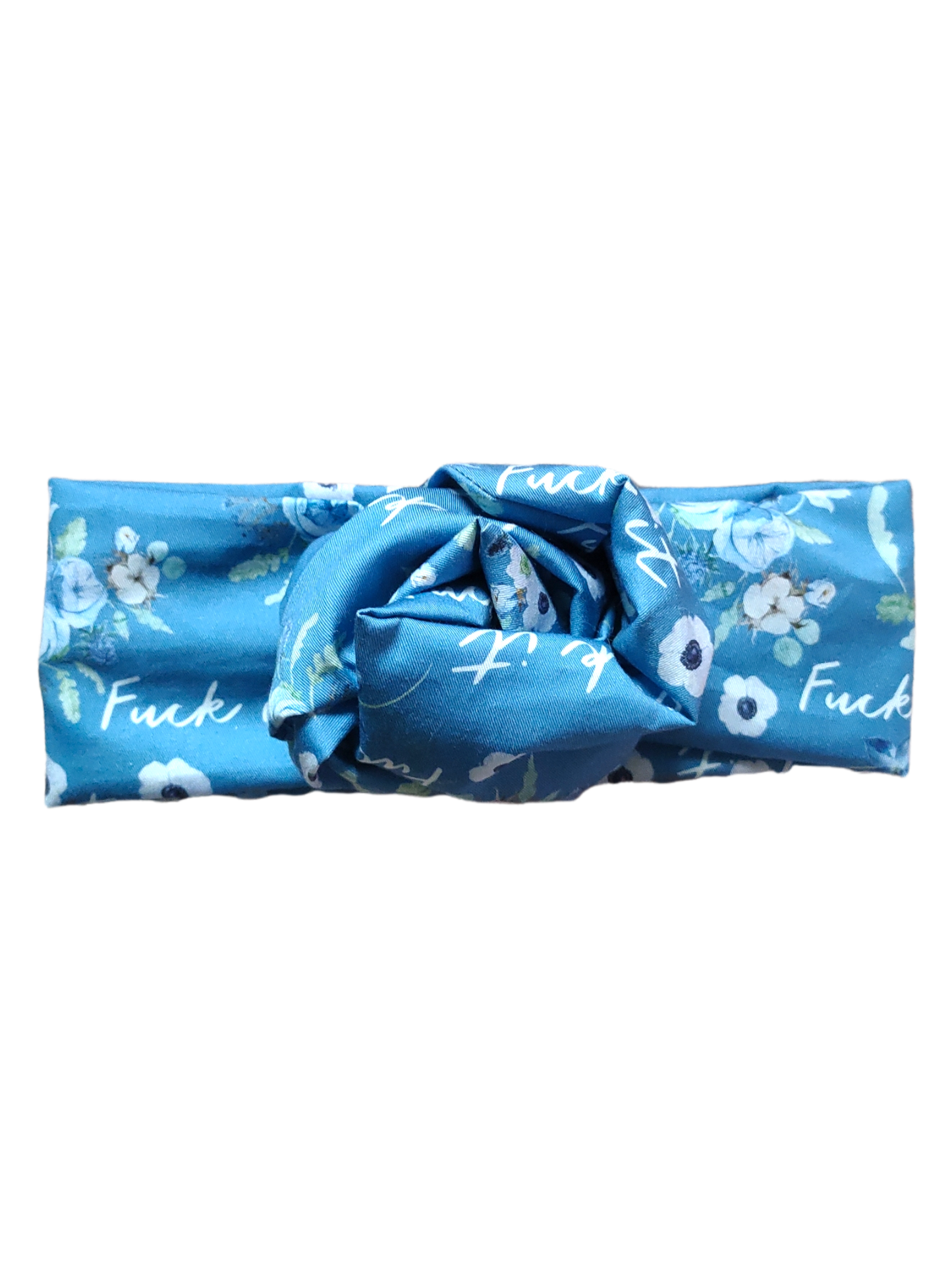 BETTY BOO BANDS™ WIRED HEADWRAP | 18+ Swear Band | F*ck It | Blue