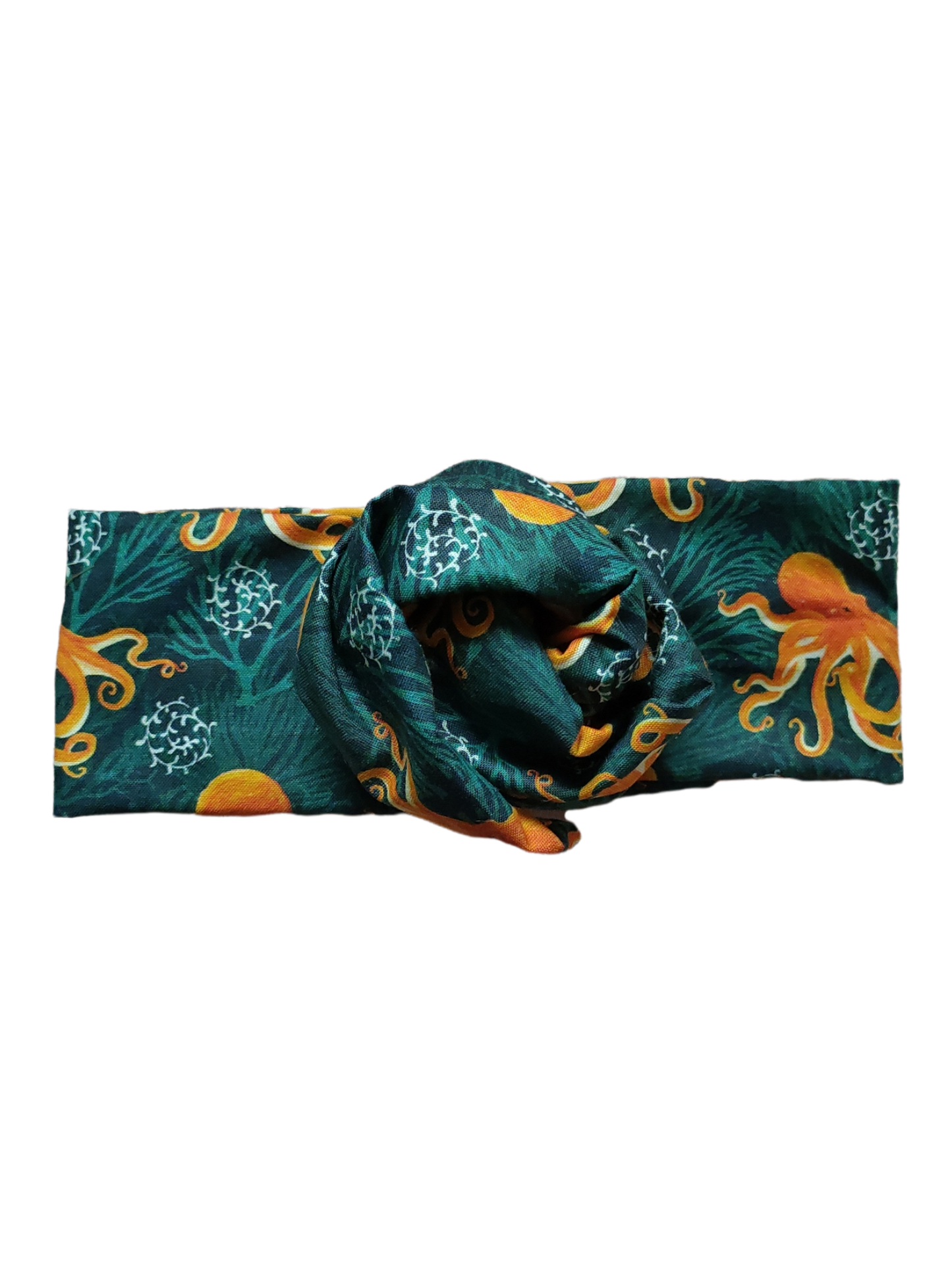 BETTY BOO BANDS™ WIRED HEADWRAP | Octopus Deep Sea Green