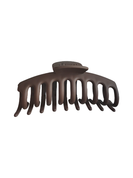 HAIR CLAW | Large Dark Brown