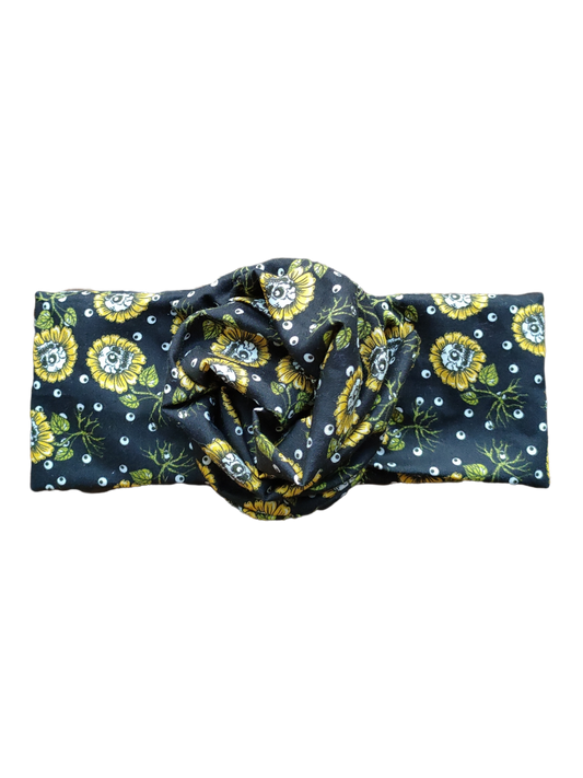 BETTY BOO BANDS™ WIRED HEADWRAP | Sunflower Skulls