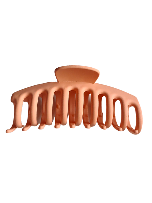 HAIR CLAW | Large Peach